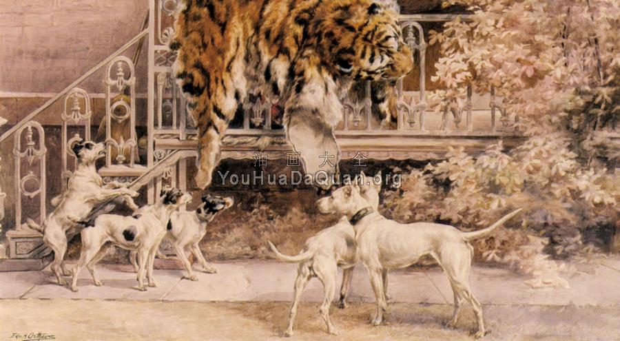 Hunting Tigers, the Terriers - 埃德蒙·亨利·奥斯特豪斯